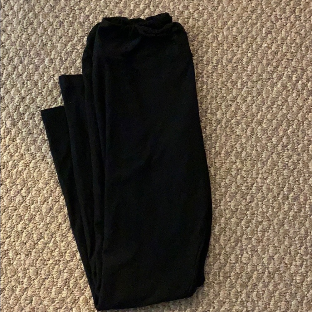 LulaRoe Tall/Curvy Black Leggings